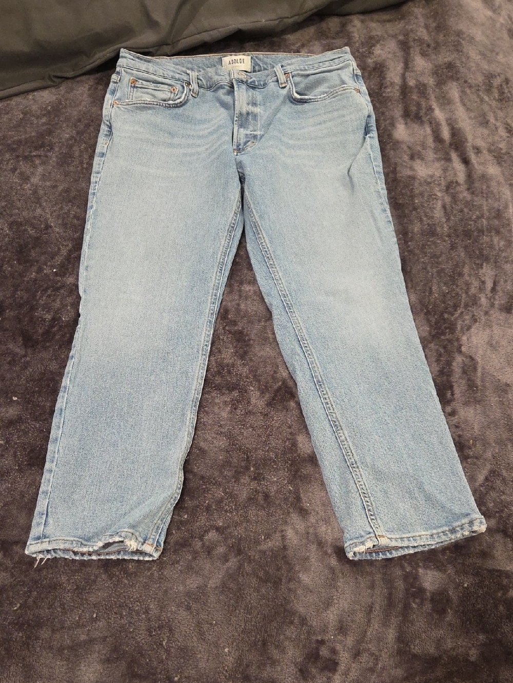 Agolde "Willow" Light Blue Straight Leg Jeans Size 31!